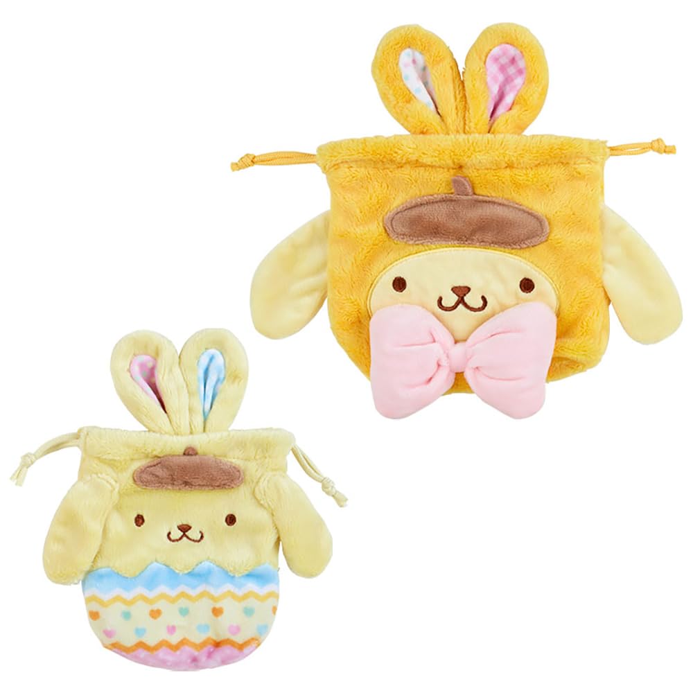 激レア初期 サンリオ ポムポムプリン Sanrio 巾着 ポーチ ポムポム